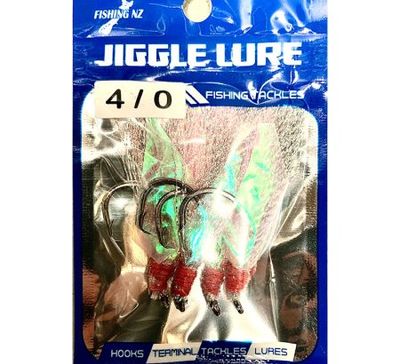 flasher hooks 4/o pink x 4 recurve