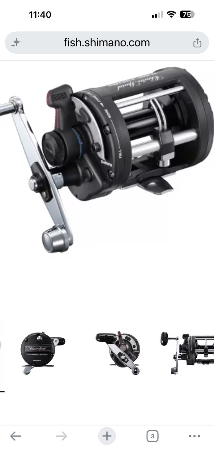 Charter special 2000 lever drag (charter Special - comes with 250mtrs 50lb tasline braid LD (