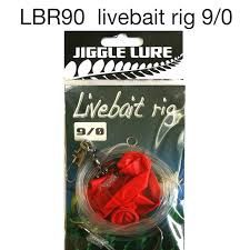 Jiggle lure Live bait rig 9/0
