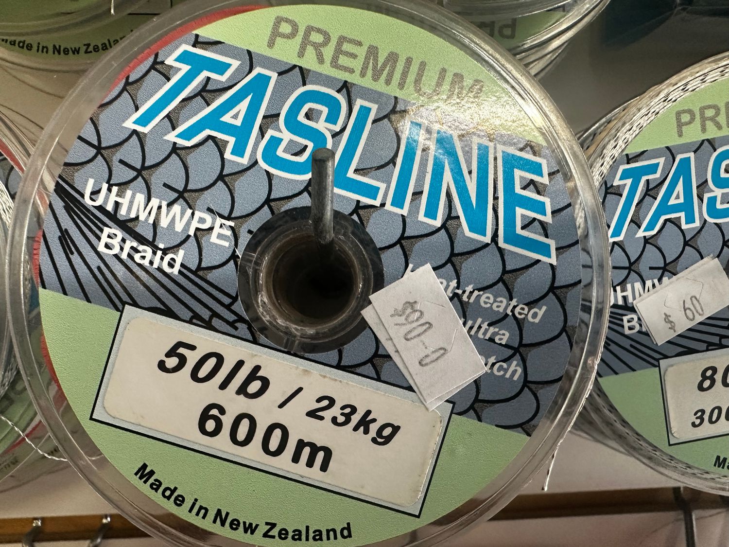 Tasline  50lb 600m blue/white NZ braid