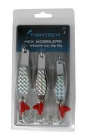 hex wobbler 3 pack heavy 50, 70, 90gm