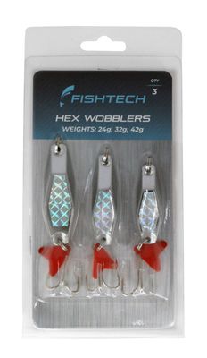 Hex wobbler 3pk 24,32,42gm