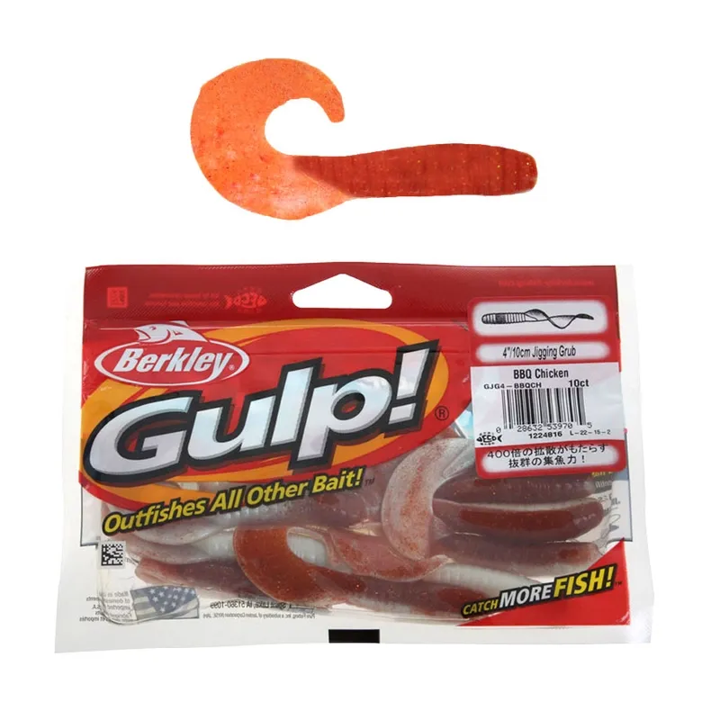 Gulp 4" grub bbq chick 10ct