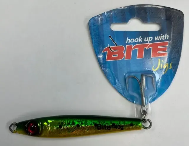 bite caster jig 25g green