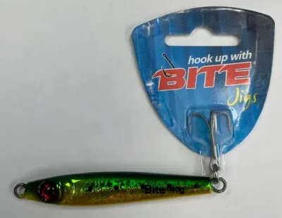 bite caster jig 25g green