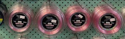 Black magic Shock leader  pink 40lbs 100m