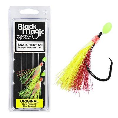 Black magic snapper snatcher 4/0 sunset
