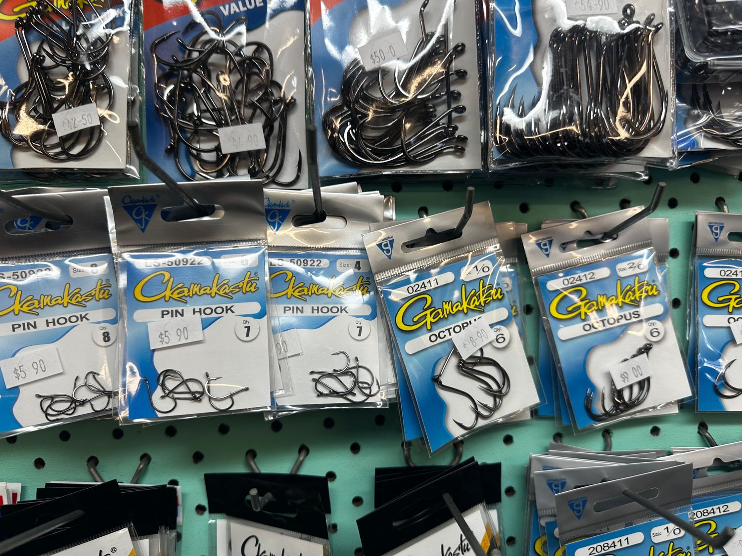 #4 octopus hooks