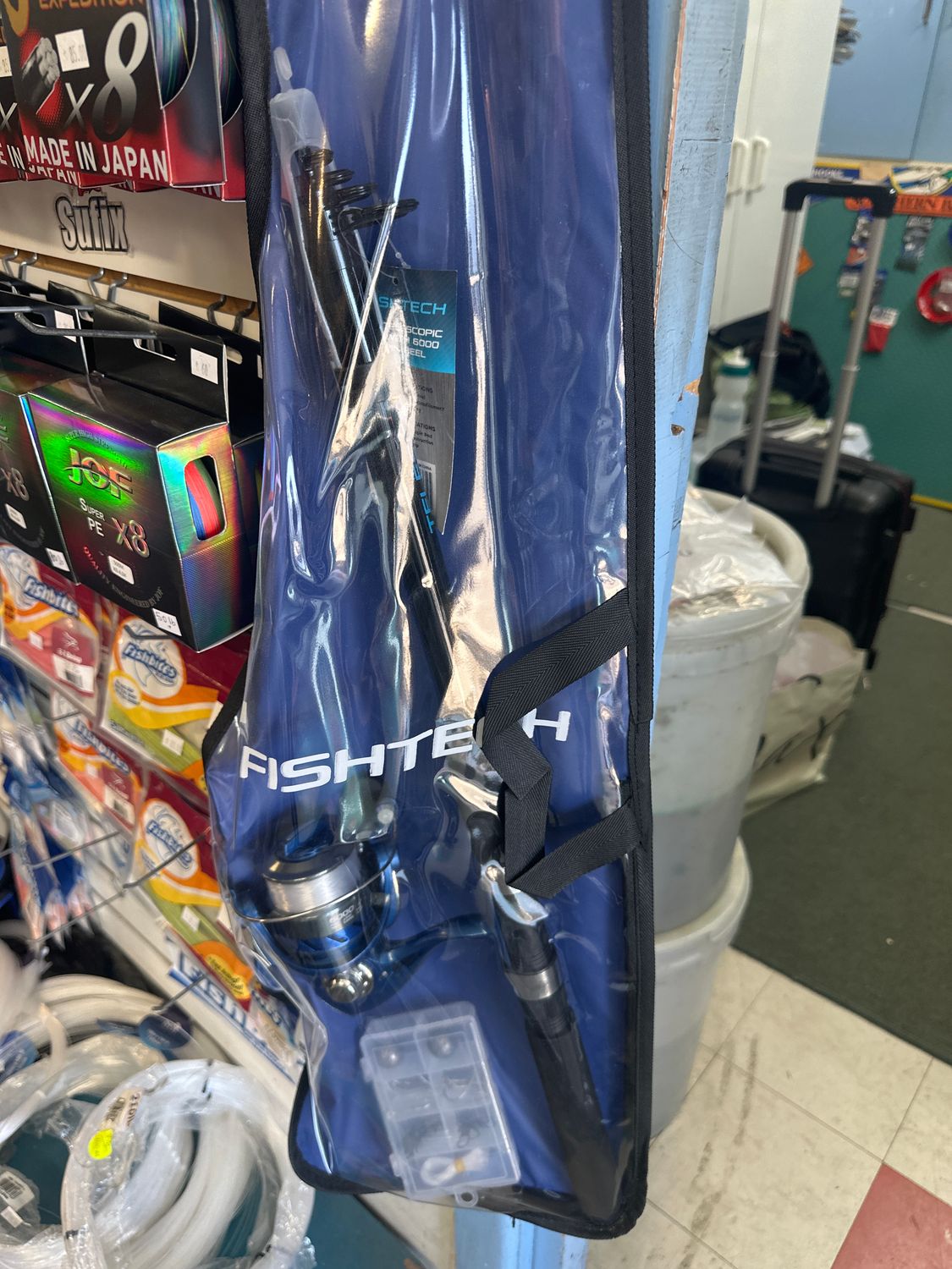 travel combo - 10ft telescopic rod