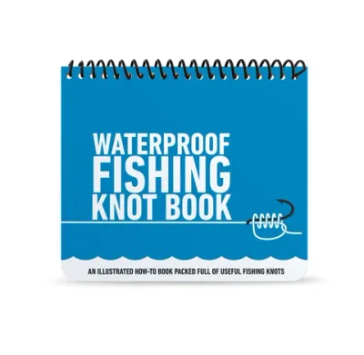 Waterproof fishing knot book