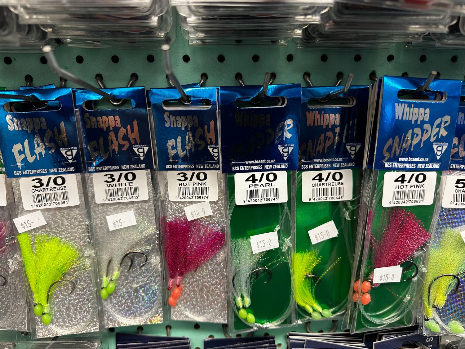 whippa snapper pearl 5/0 flasher rig
