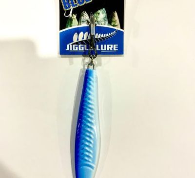 Blue bait kahawai lure 80g blue/white