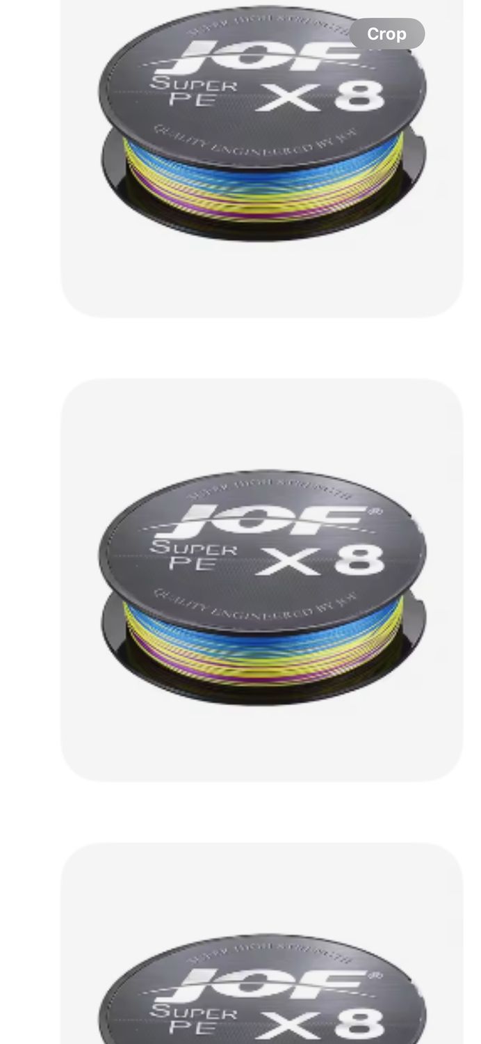 JOF 500mtr 10lb multi colour braid  X8 PE 0.8