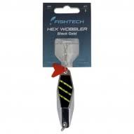 hex wobbler 50gm black /gold