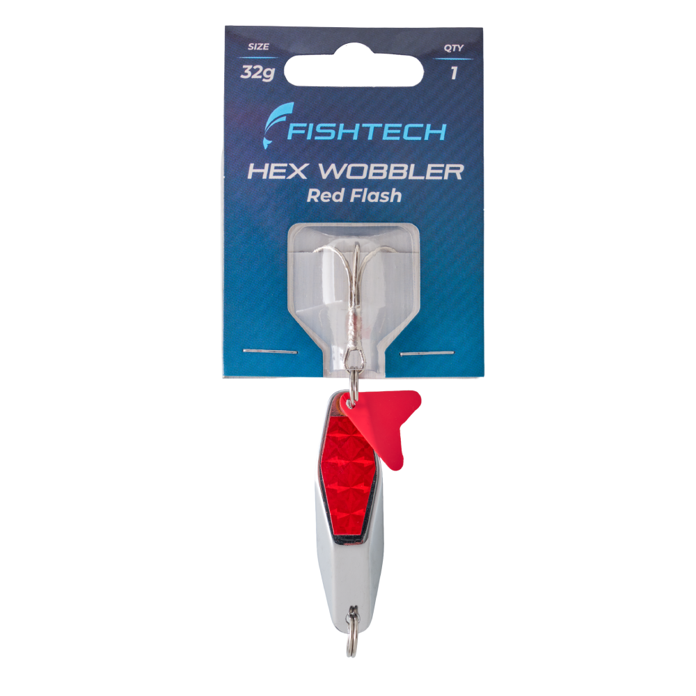hex wobbler 32gm red