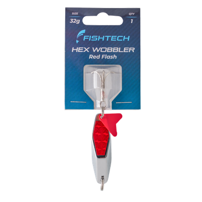 hex wobbler 32gm red