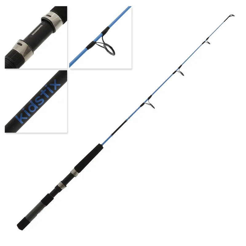 Shimano Kidstix Spinning Rod 3ft 5in 3-5kg 1pc Metallic Blue