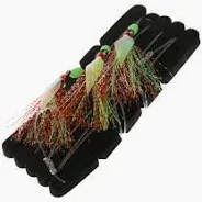 Snapper assassin 3 x 4/0 recurve flasher rig