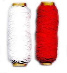 bait elastic white (thick)