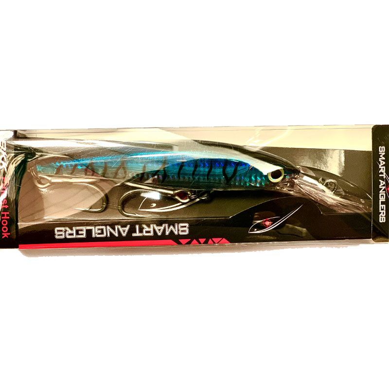Bibbed Minnow 23cm blue kingi trolling lure - BKK hooks