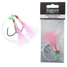 Fishtech pink n pearl 3/0 flasher rig mutsu