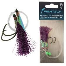 Fishtech purple predatorl 5/0 flasher rig mutsu