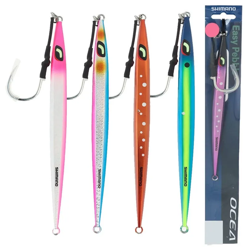 Shimano Ocea Easy Pebble Jig 350gm blue pink