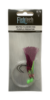 Fishtech flasher rig 3/0 purple predator mutsu