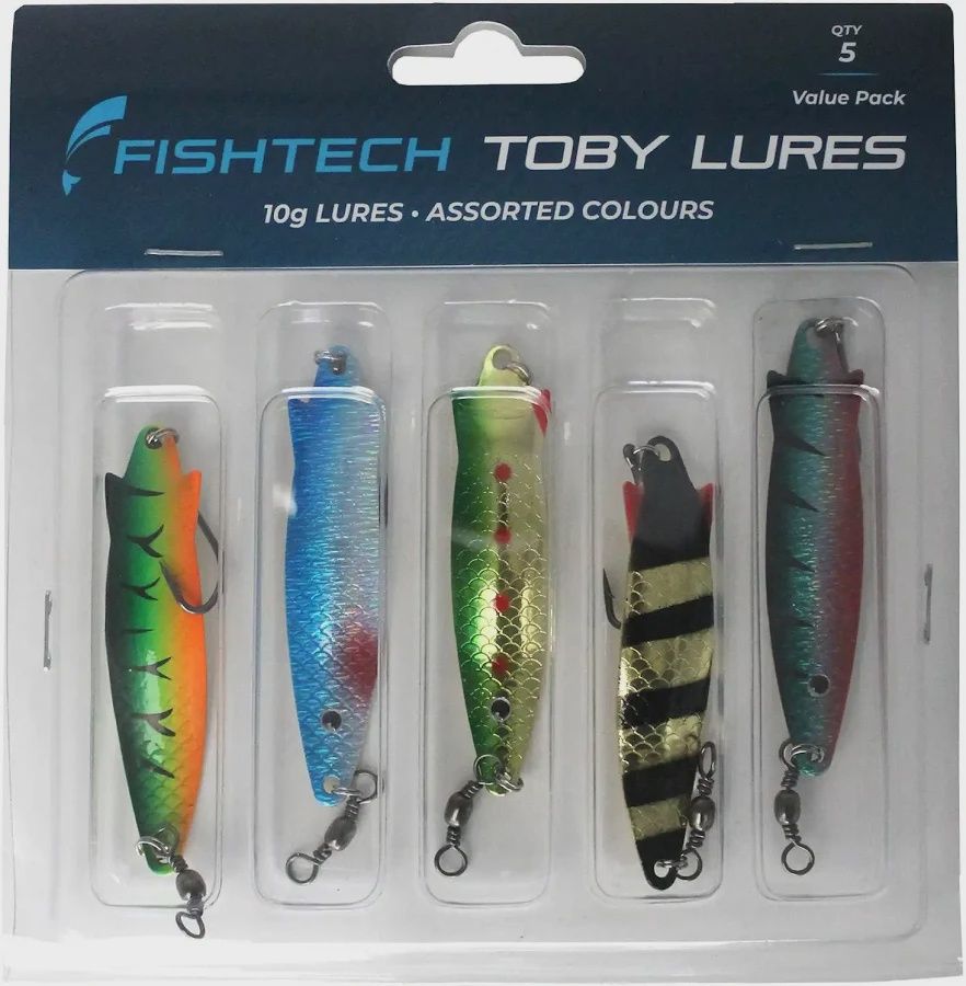 Fishtech Toby Lures Value 5-Pack 10g