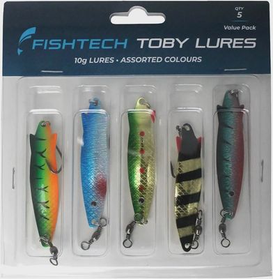 Fishtech Toby Lures Value 5-Pack 10g