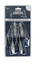 Starfish 5oz x4 pack Breakaway sinkers w/swivel