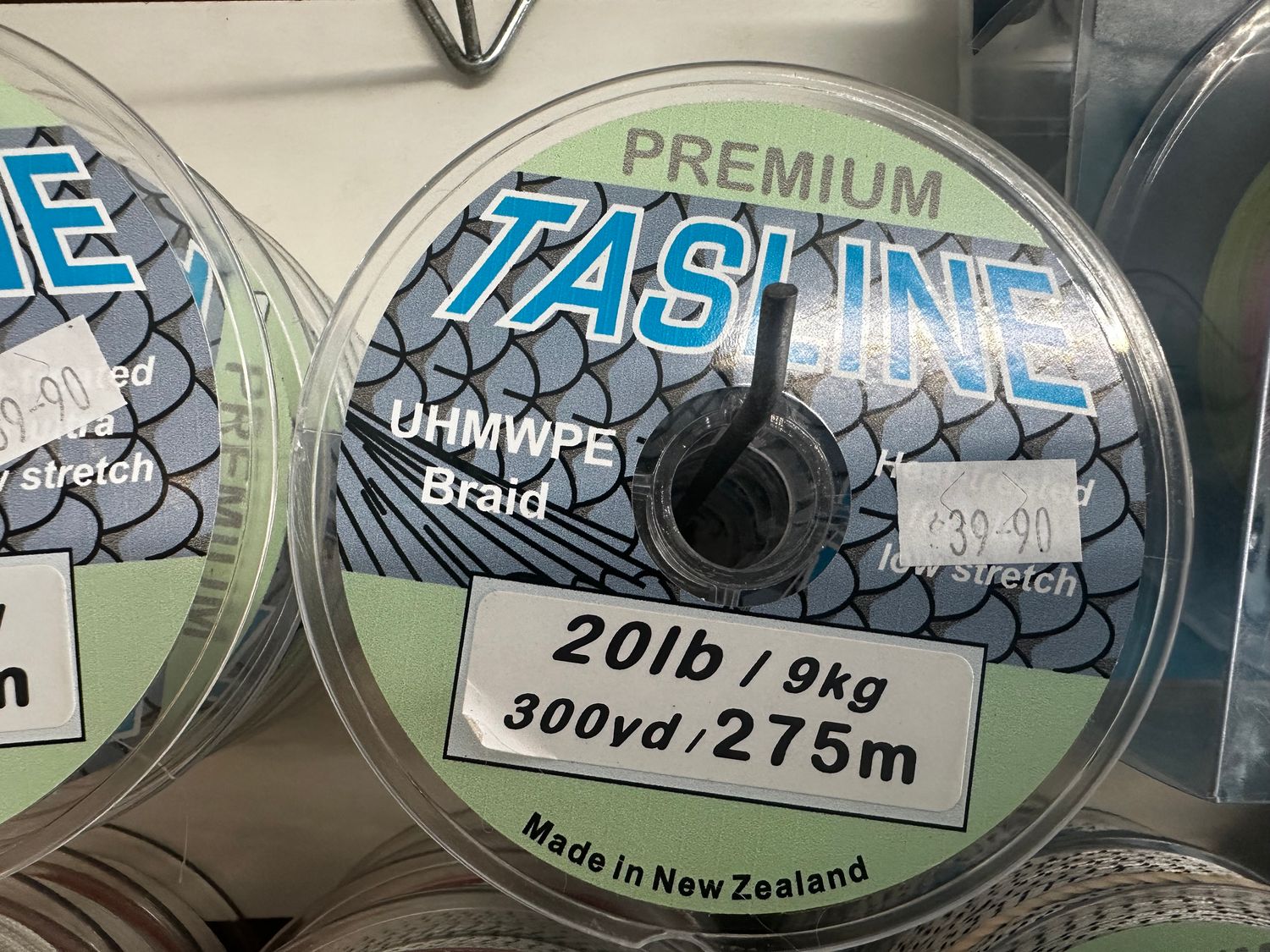 Tasline 20lb per 100mtr (white)