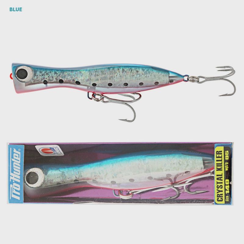 Pro Hunter Crystal Killer (Blue Sardine) Pencil Popper 140mm