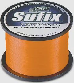 Sufix tritanium neon orange 6.89kg 1385m 0.30mm