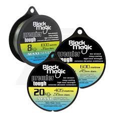 black magic premiere tough nylon 20kg  0.55mm 405mtr