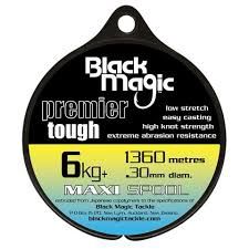 black magic premiere tough nylon 6kg 0.3mm 1360mtr
