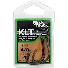 KLT 6/0 Hook 4 per pkt