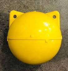 Float yellow hard plastic 6"