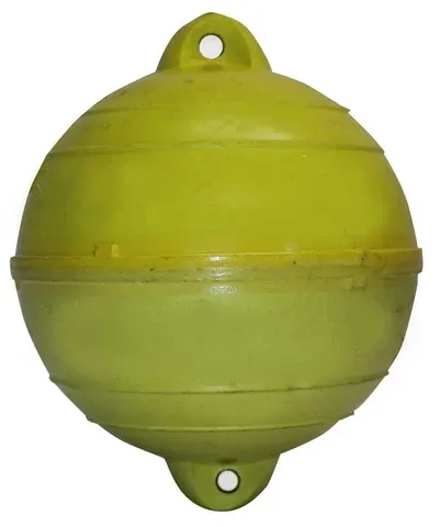 Float yellow hard plastic 6"