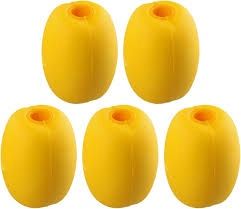 yellow net floats 90mm x 40mm