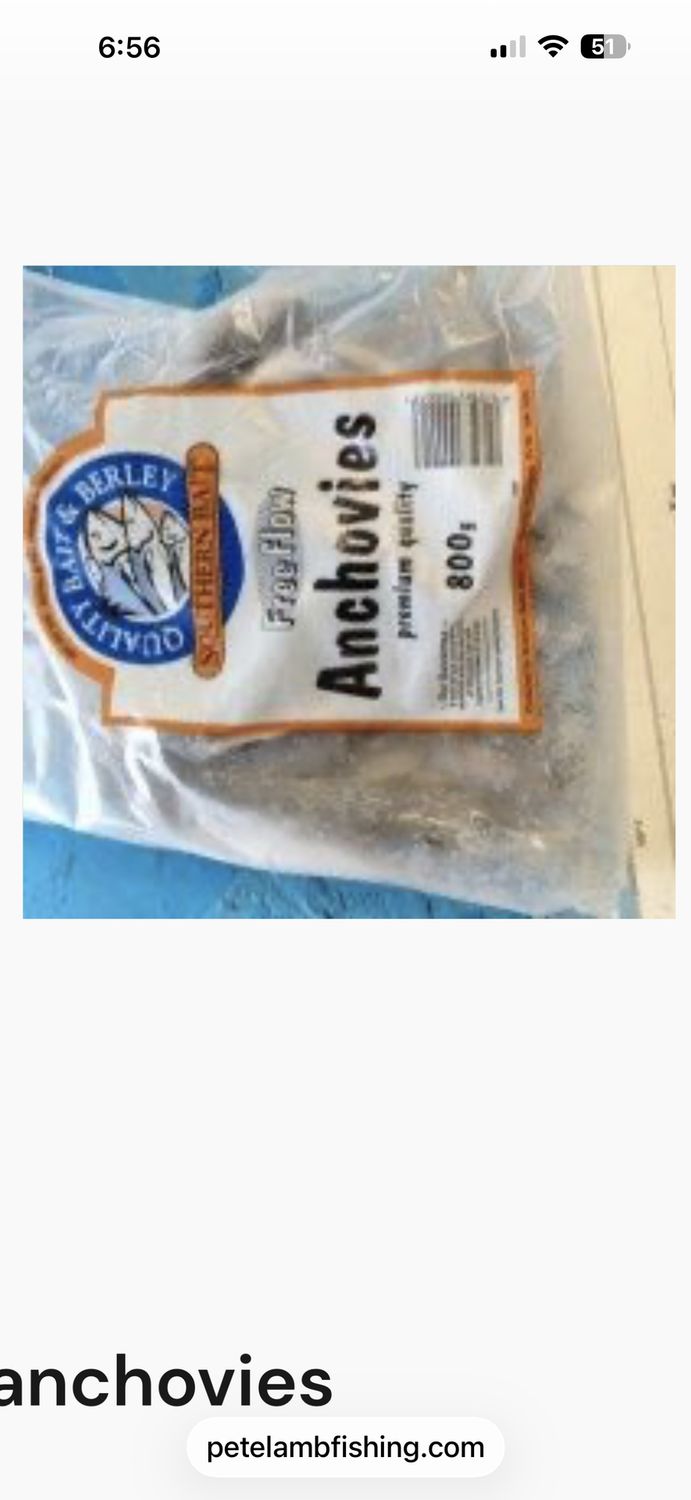 Cray tail/Octopus/anchovie surfcasters pack (couriered in a polybin nth isl not RD))