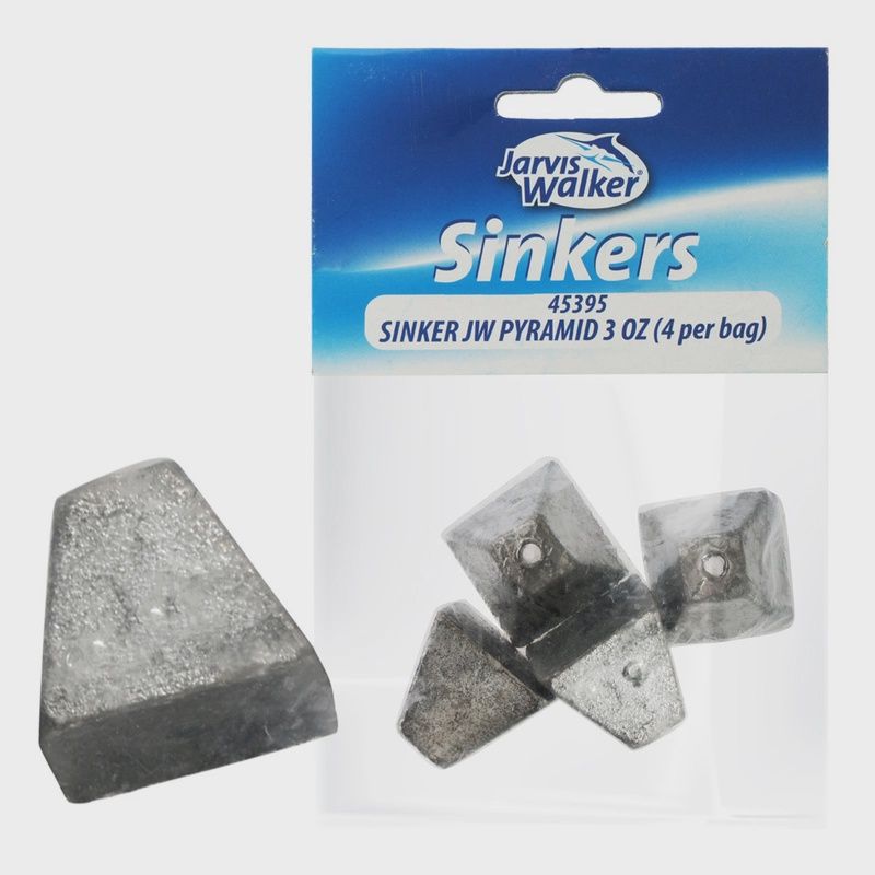 3oz pyramid sinker x 4