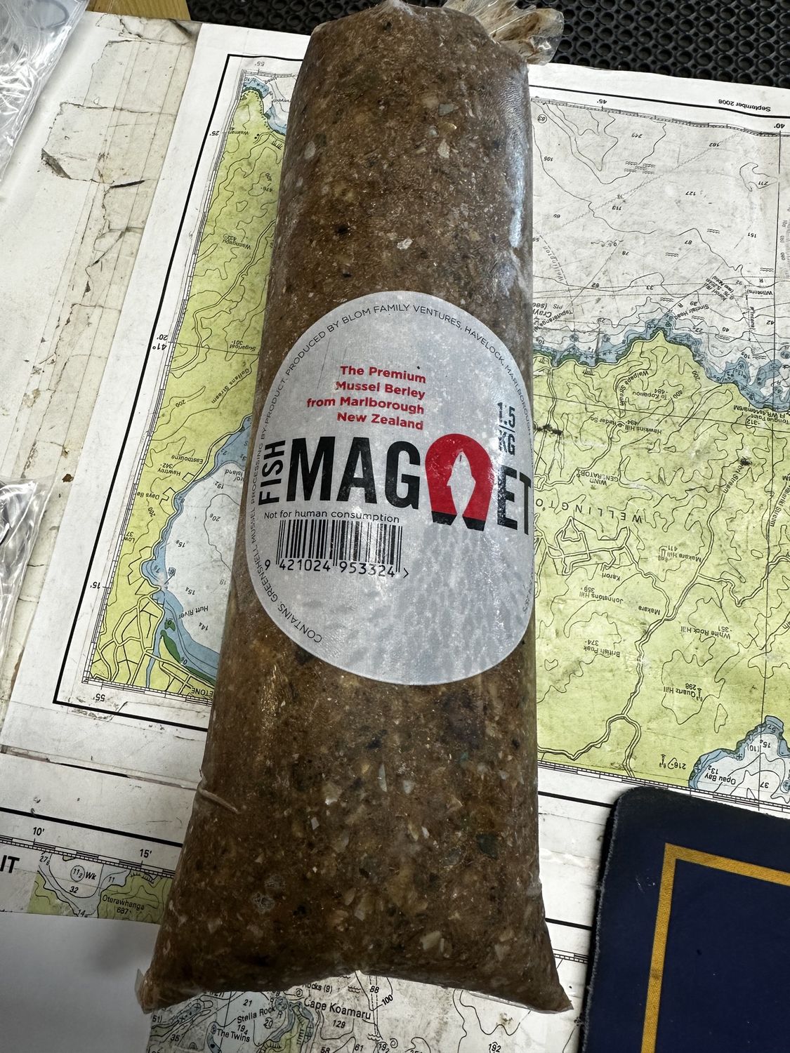 1.5kg 100% mussel berley sausage