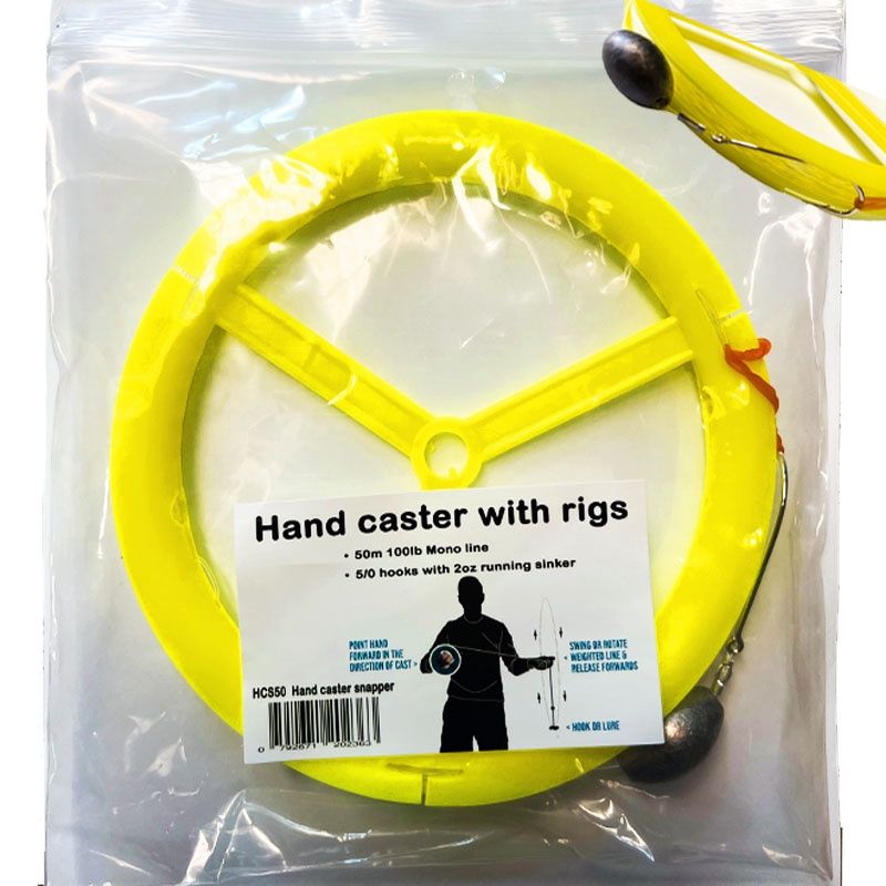 hand caster with rigs- large