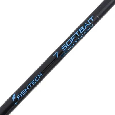 fishtech 7ft 2pce softbait rod 3-6kg