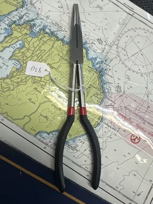 Plf black pliers long nose 27.5cm