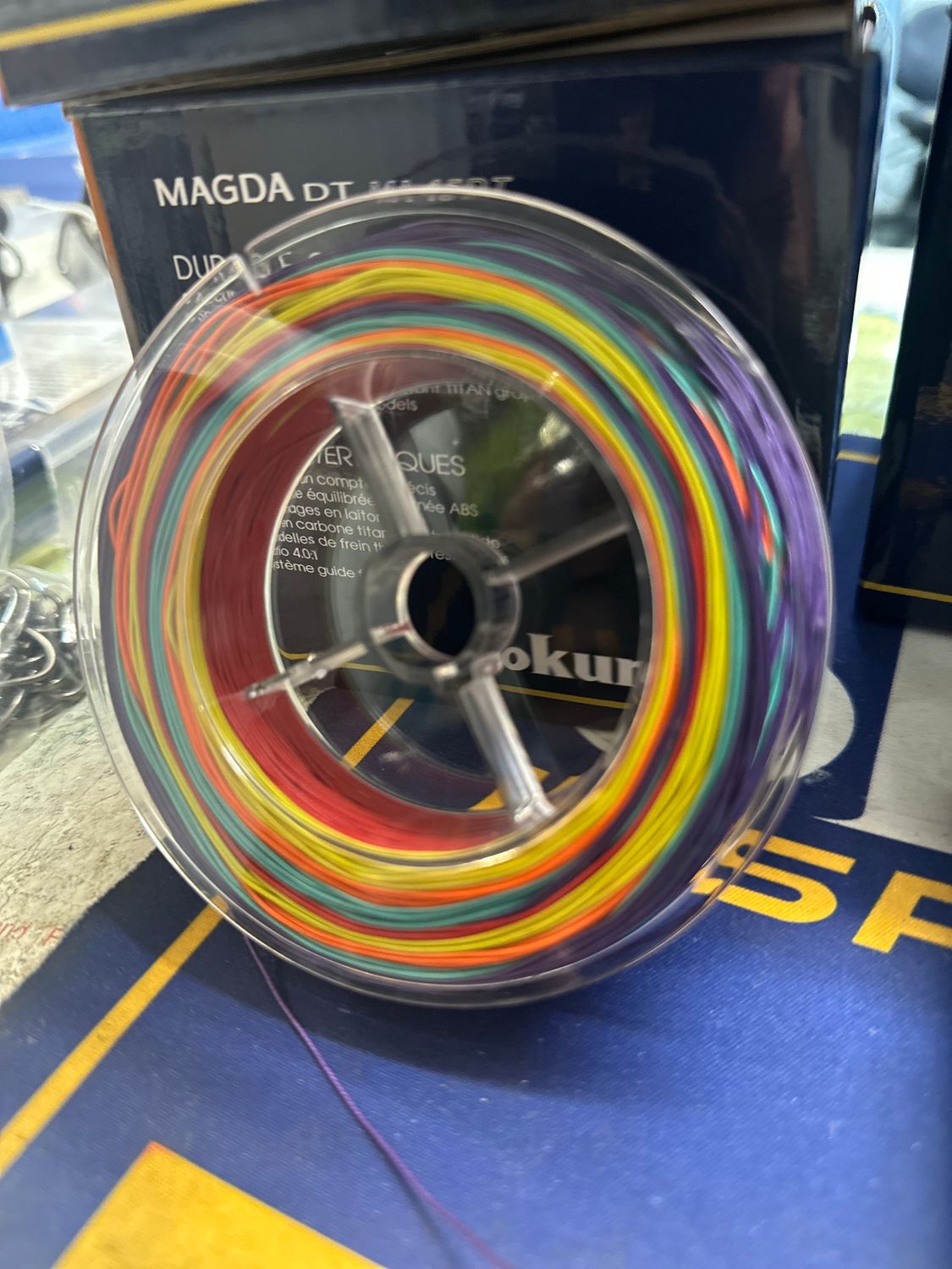 sufix Lead line - 100mtr 18lb multicoloured