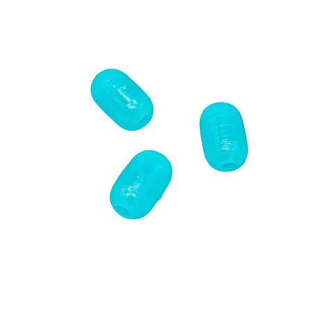 lumo bead blue hard 7mm x 11mm - 100 pack
