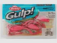 Gulp Squid Vicious Pink Belly 6"