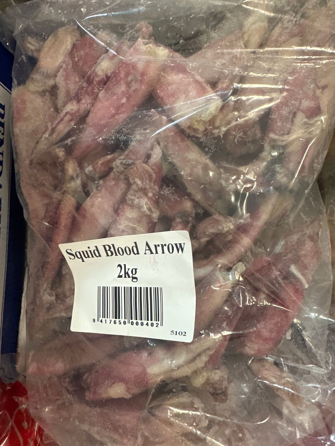2kg blood arrow squid - freelow